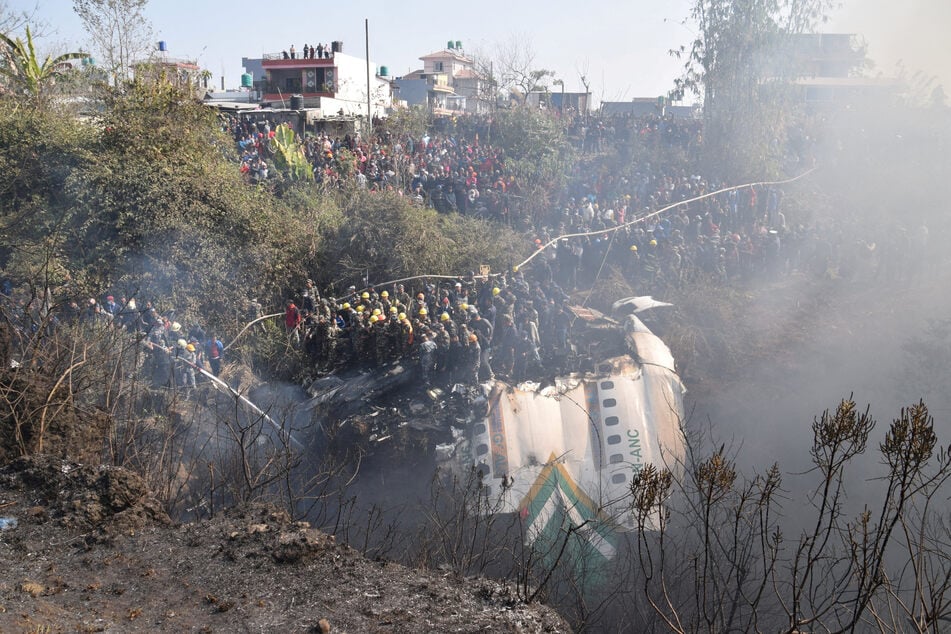 A passenger plane carrying 68 people crashed in Nepal.
