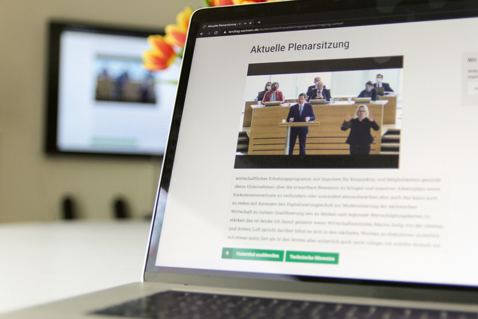 So sieht die Übersetzung in der Internet-Übertragung aus.