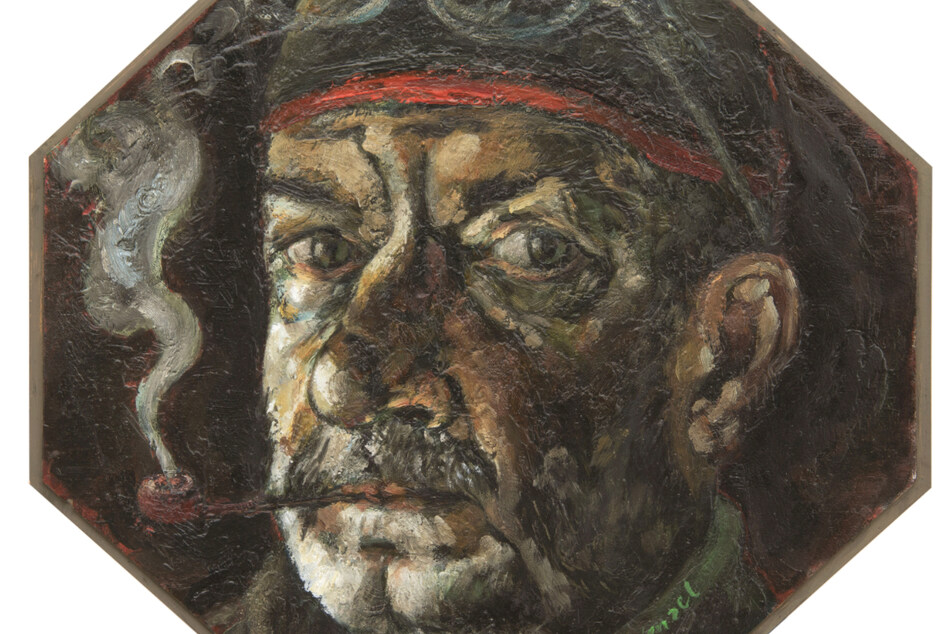 "Selbstporträt" von Jürgen Wenzel (2015/18), ab Freitag zu sehen im Leonardi-Museum.