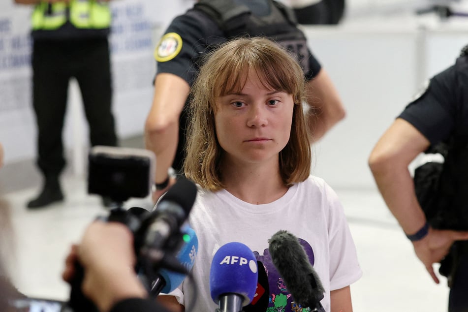 Greta Thunberg accused Israel of "kidnapping us in international waters" after security forces intercepted a boat carrying humanitarian aid bound for Gaza.