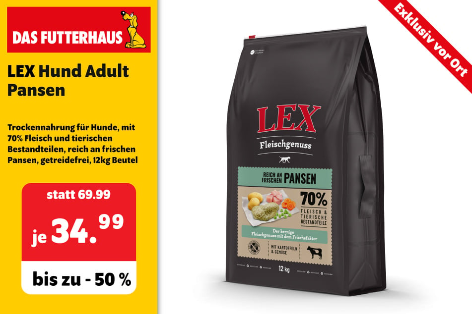 LEX Hund Adult Pansen (12 kg Beutel)