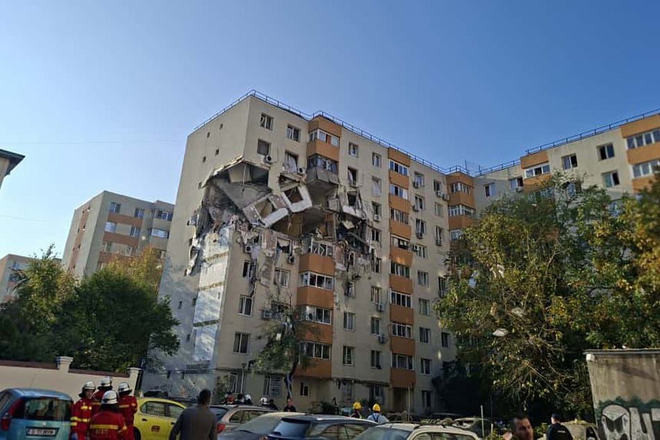 Die Explosion war so heftig, dass das Wohnhaus droht einzustürzen.