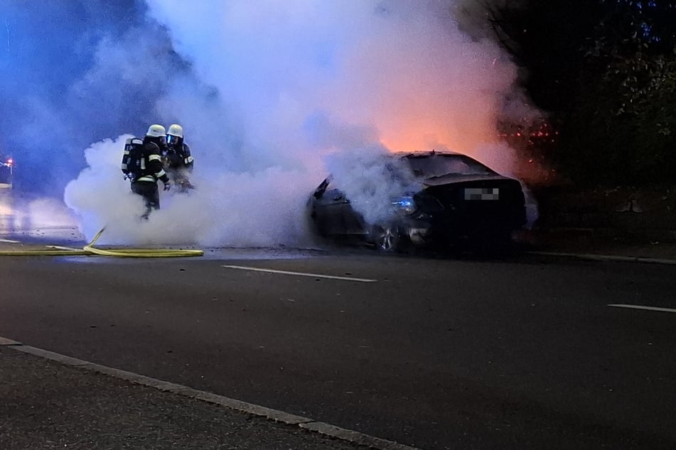 Die Feuerwehr konnte die Flammen löschen.