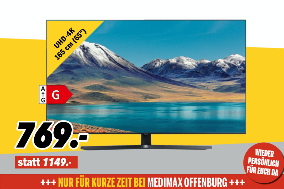 Samsung GU65TU8509UXZG für 769 Euro