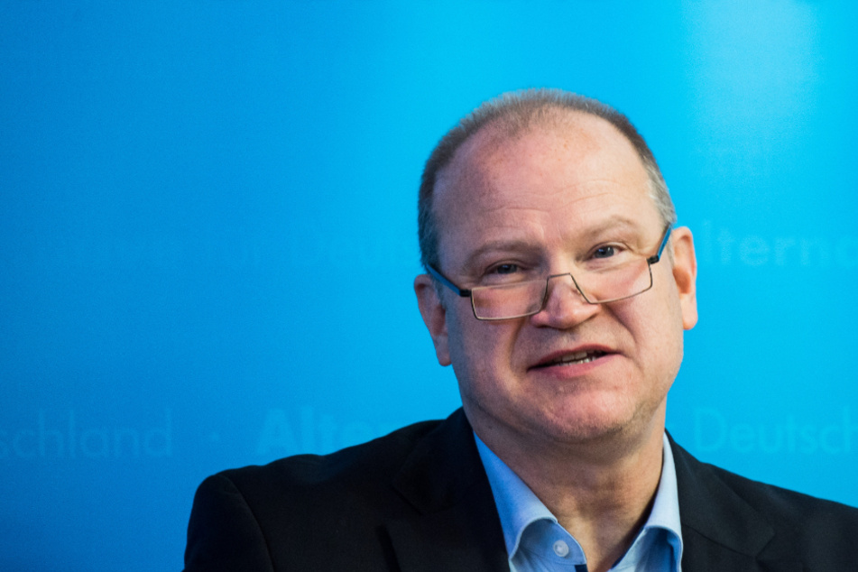 Landessprecher Klaus Herrmann spricht am 12.10.2019 zu den Delegierten (Archivfoto).