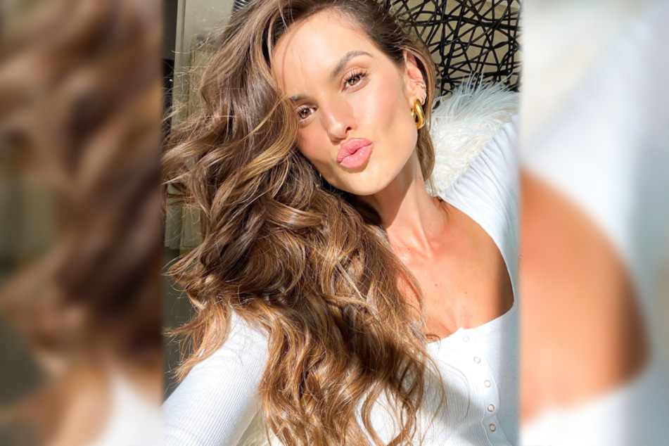 Der Instagram-Screenshot zeigt einen weiteren Knutsch-Mund von Izabel Goulart.