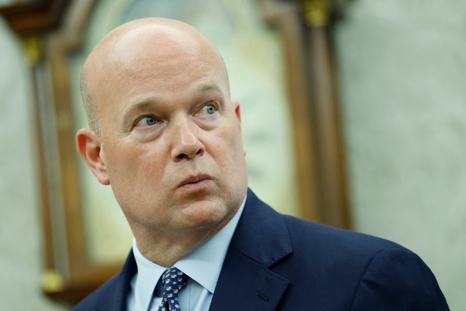 US ambassador to NATO Matthew Whitaker (pictured) said Washington is moving to get weapons to Ukraine quickly under President Donald Trump's plan for Europe to buy arms.