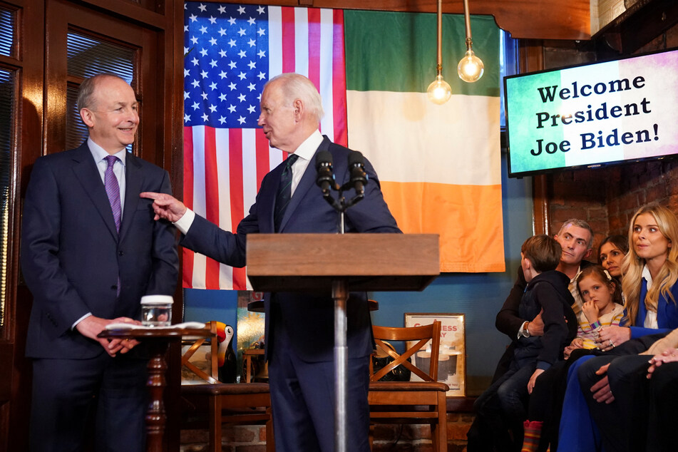 While giving a speech in The Windsor Bar, Biden made an accidental reference to the notrious Black and Tans.