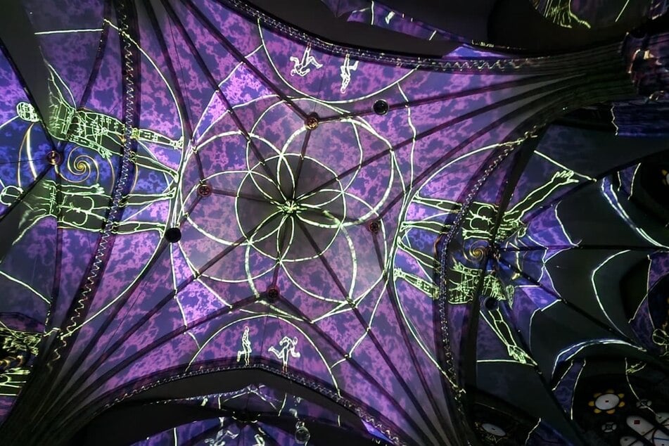 Solche Bilder sieht man sonst eher selten in einer Kirche.