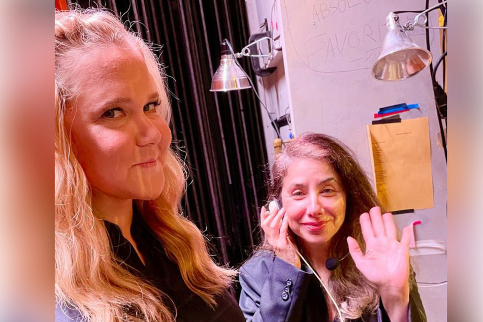 Amy Schumer shared behind-the-scenes photos of her week rehearsing to host SNL, saying, "The reason this show is so fun to do isn’t actually the performance or the show itself. It’s getting to spend time with the people there."