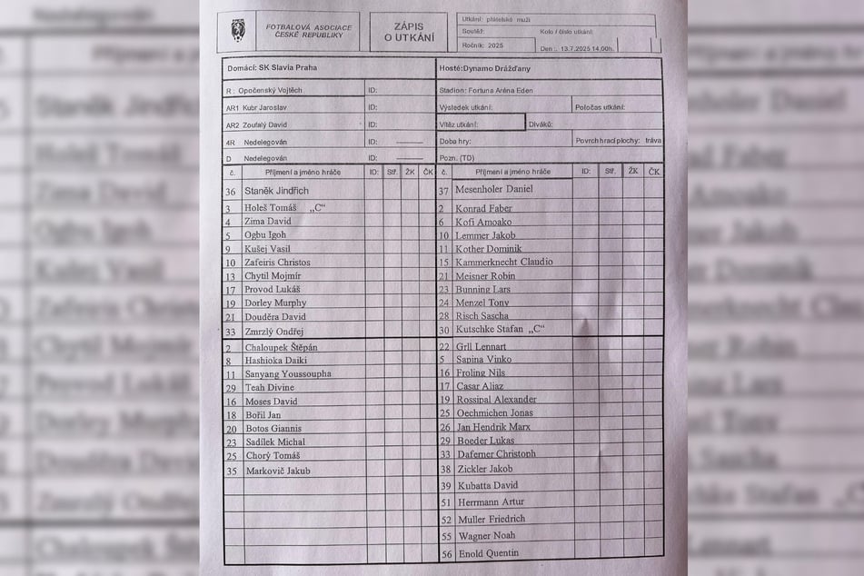 Die Aufstellungen sind da! So starten beide Teams.
