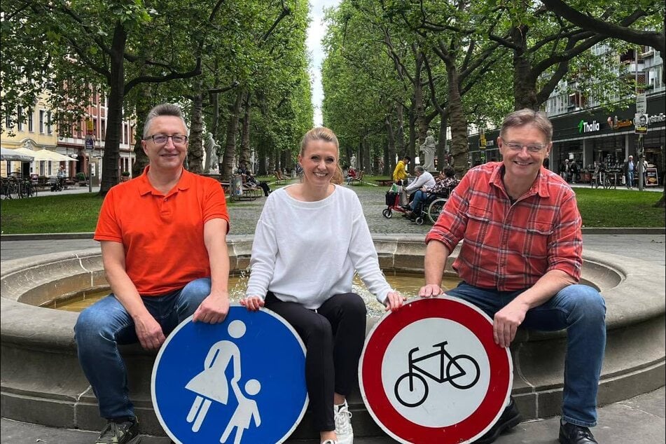 Hendrik M. Dietrich, Julia Sasse (41) und Holger Zastrow (55) von Team Zastrow (v.l.n.r.).