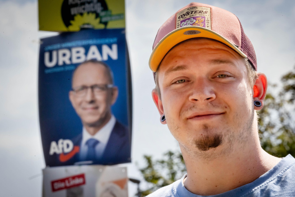 Das AfD-Plakat überzeugt auch Maximilian Kloda (25).