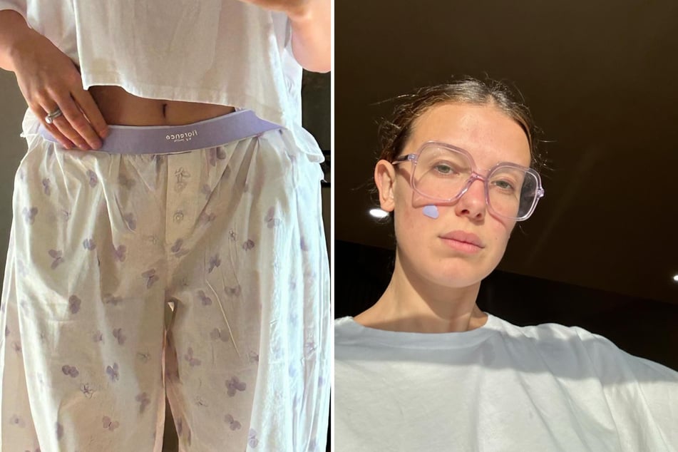 Millie Bobby Brown shows off chic yet cozy style in florence by mills pajamas