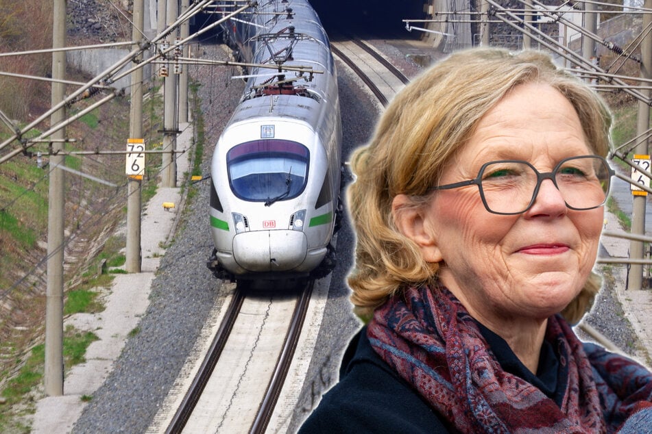Sachsens Infrastrukturministerin Regina Kraushaar (61, CDU) freut sich sichtlich über das anstehende Projekt.