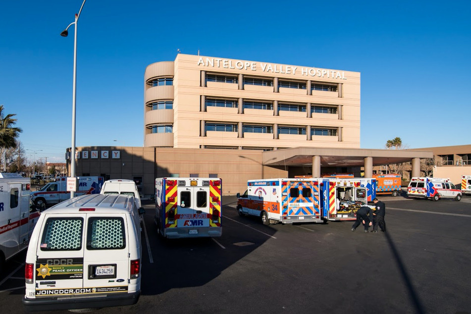 Antelope Valley Hospital in Lancaster, where one patient allegedly beat another patient to death.