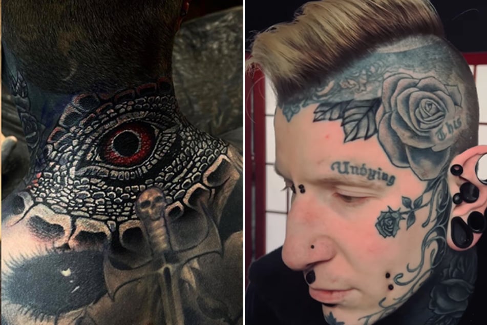 Tattoo fanatic touches up ink jobs of the past in daring style | TAG24
