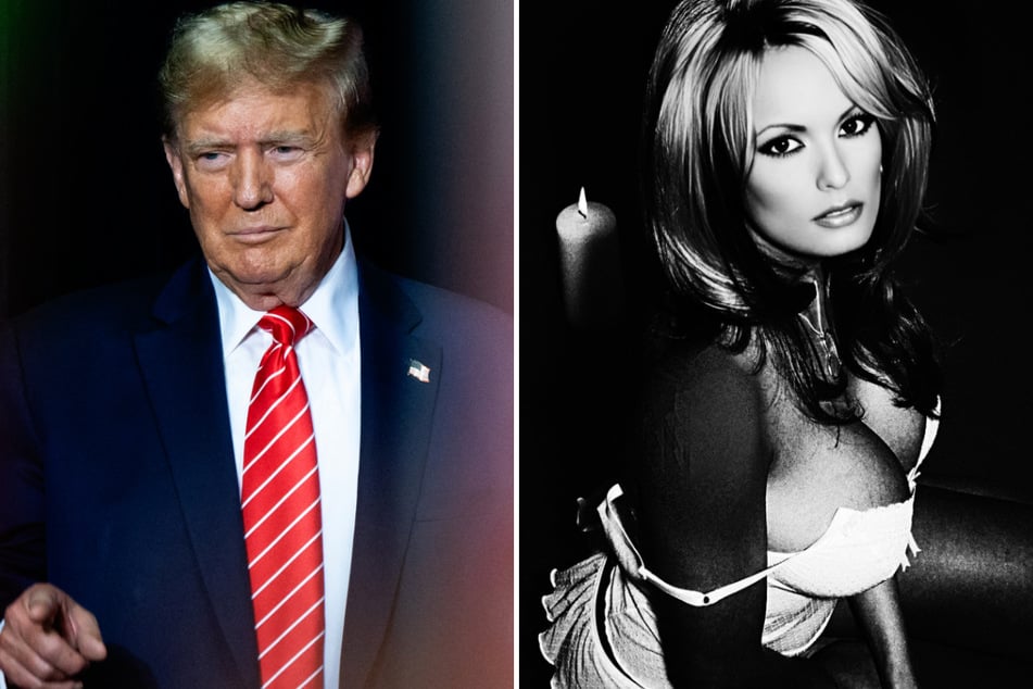 Stormy Daniels (r.) recalled her infamous 2006 encounter with Donald Trump in a newly released documentary.