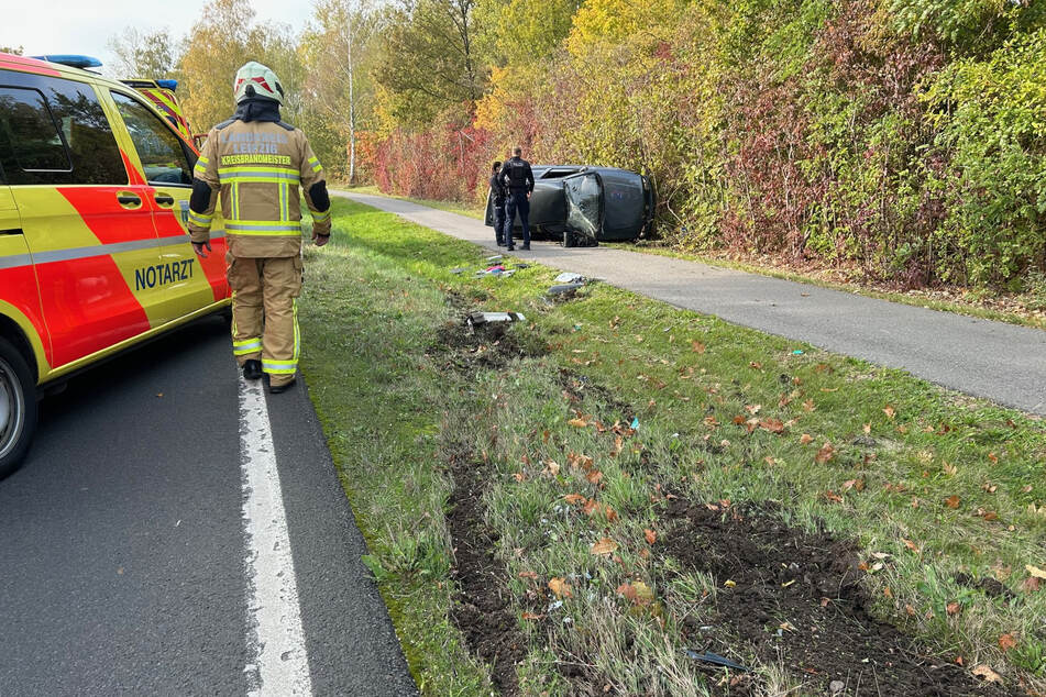 Feuerwehr, Polizei, Rettungskräfte und Notarzt waren im Einsatz vor Ort.