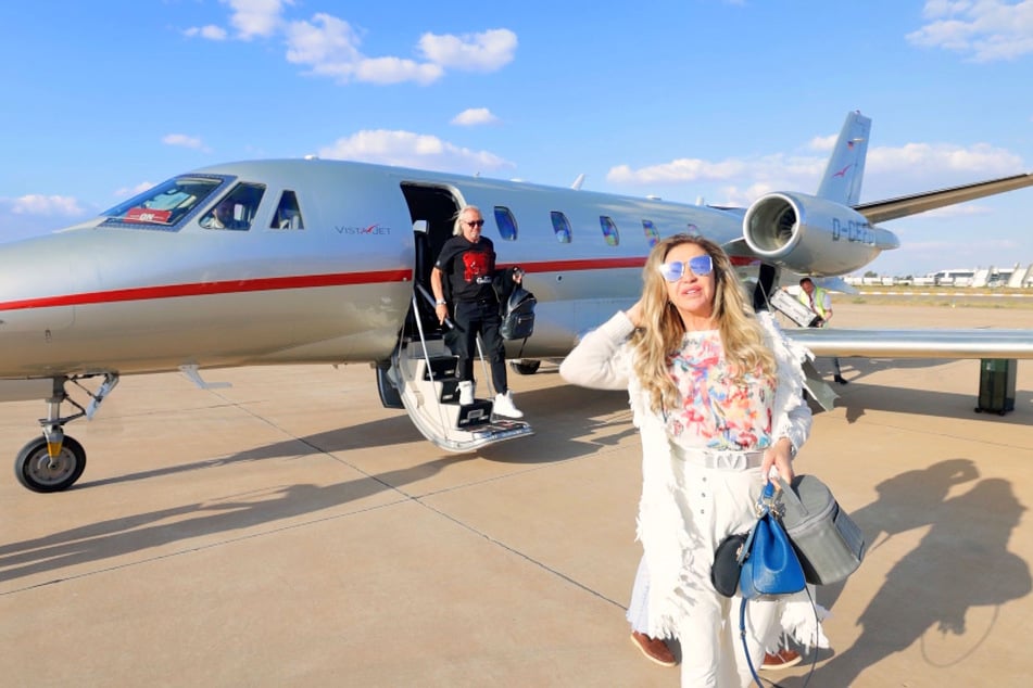 Mit dem Privatjet geht es für "Die Geissens" nach Marrakesch, wo sie auch den berühmten Garten "Jardin Majorelle" besuchen.