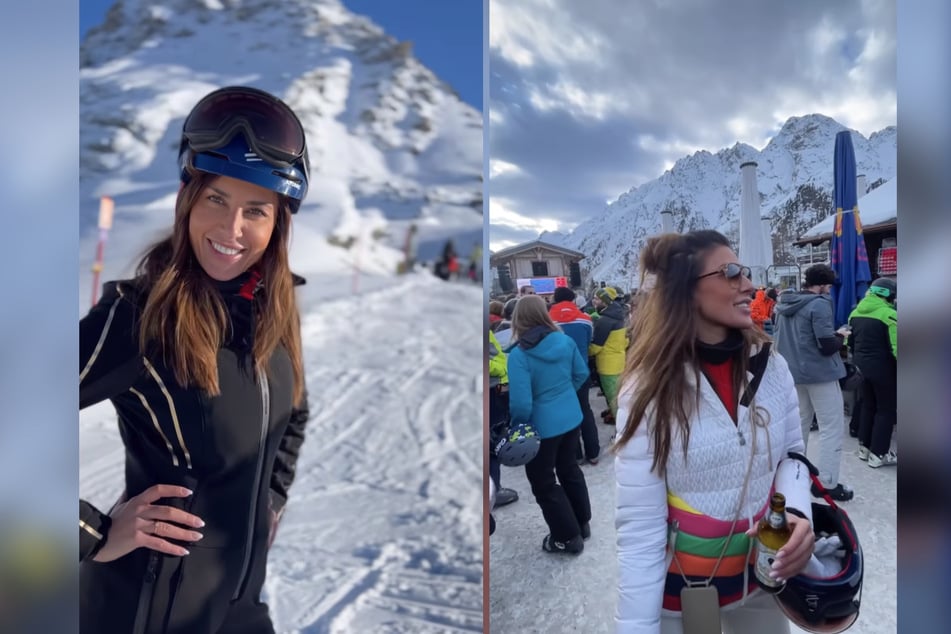 Die Party beim Après-Ski gefällt Jana Azizi (33) einfach besser, wie sie zugeben musste.