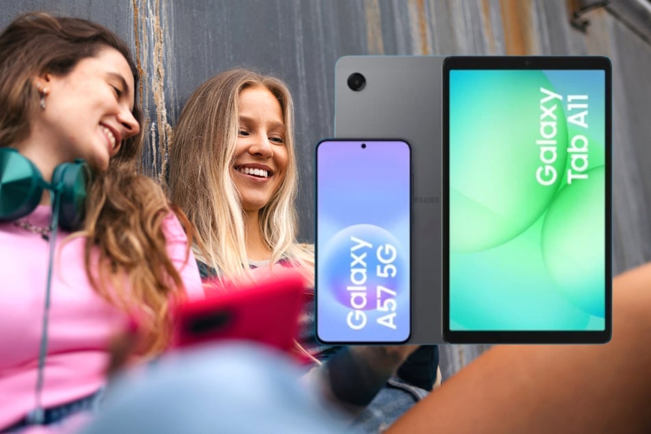 Nur kurze Zeit gibt's das Samsung Galaxy A57 5G bei Blau mit Tab A11 Wi-Fi gratis
