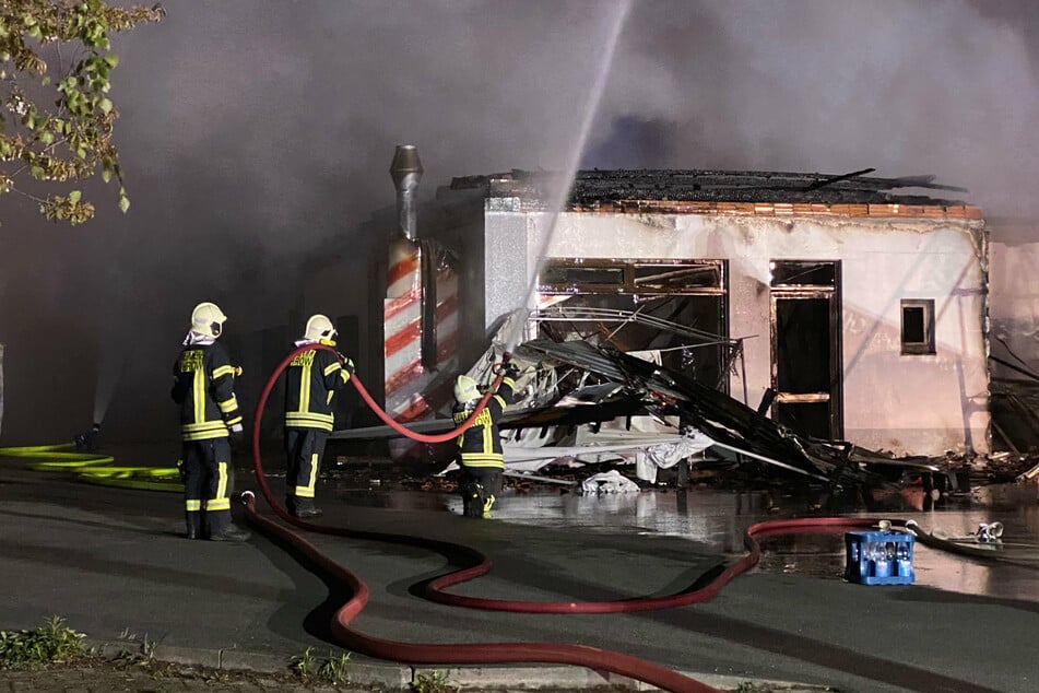 Verletzt wurde bei dem Brand am frühen Samstagmorgen niemand