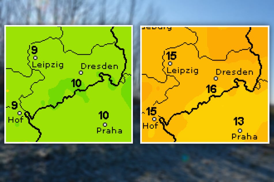 Bereits am Montag erwarten uns Temperaturen um die 10 Grad. Am Donnerstag klettert das Thermometer dann sogar auf bis zu 16 Grad.