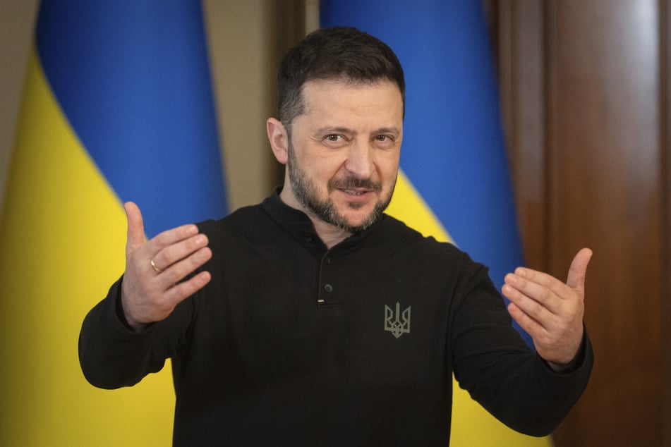 Der Präsident der Ukraine Wolodymyr Selenskyj (47).