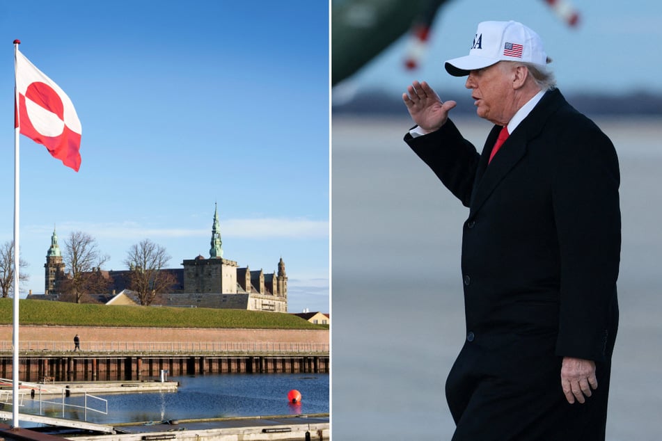 President Donald Trump said "anything less than" US control of Greenland was unacceptable to his administration.