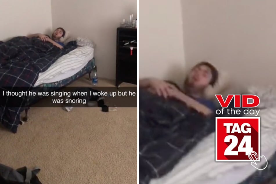 viral videos: Viral Video of the Day for November 30, 2023: Man's "singing" turns out to be hilarious snoring episode!