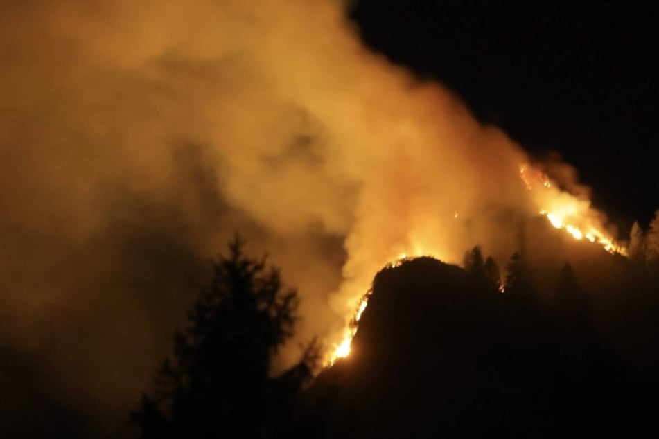 Waldbrand am Saurüsselkopf: Katastrophenfall ausgerufen