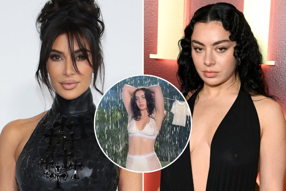 Charli XCX teams up with Kim Kardashian as she declares SKIMs "the essence of Brat"