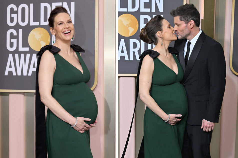 Hilary Swank and her husband Philip Schneider are expecting twins.