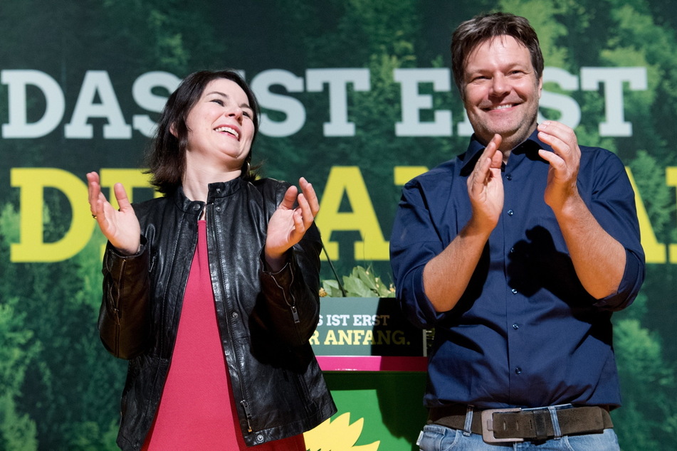 Annalena Baerbock (41) und Robert Habeck (52): Welche Wirkung hat der Rückenwind aus der Bundespolitik für die Grünen in Sachsen?