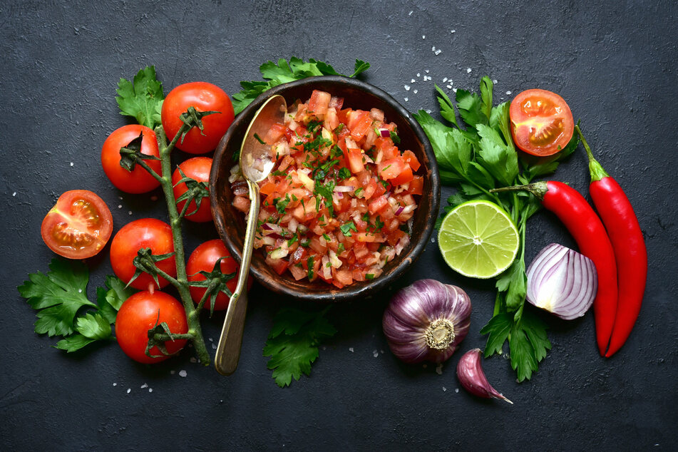 Salsa is an easy side to whip up.