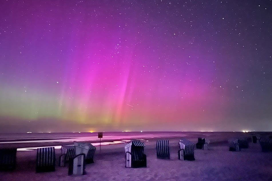 Am Wochenende könnte es sein, dass Polarlichter über Deutschland sichtbar werden. (Archivfoto)