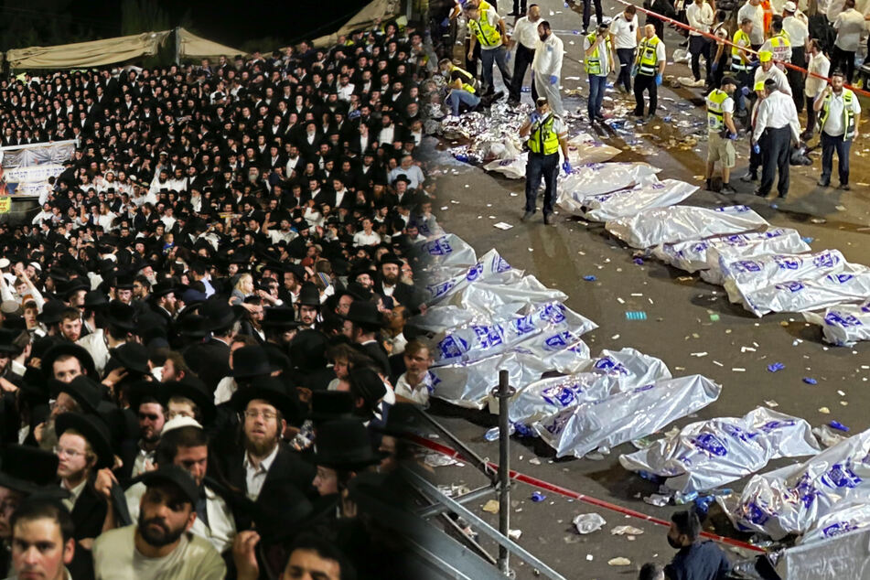 Dutzende Tote bei Massenpanik, jüdisches Fest in Israel gerät außer Kontrolle: "Eine Reihe fiel auf die andere"