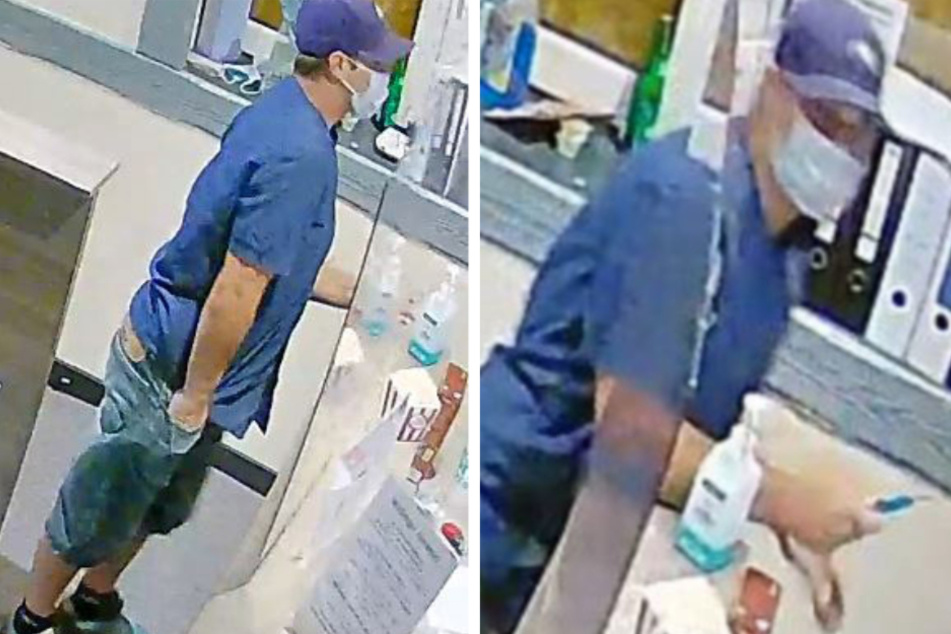 Der Täter bedrohte eine Angestellte mit einem Teppichmesser und zwang sie so, ihm das Bargeld aus der Kasse zu übergeben.