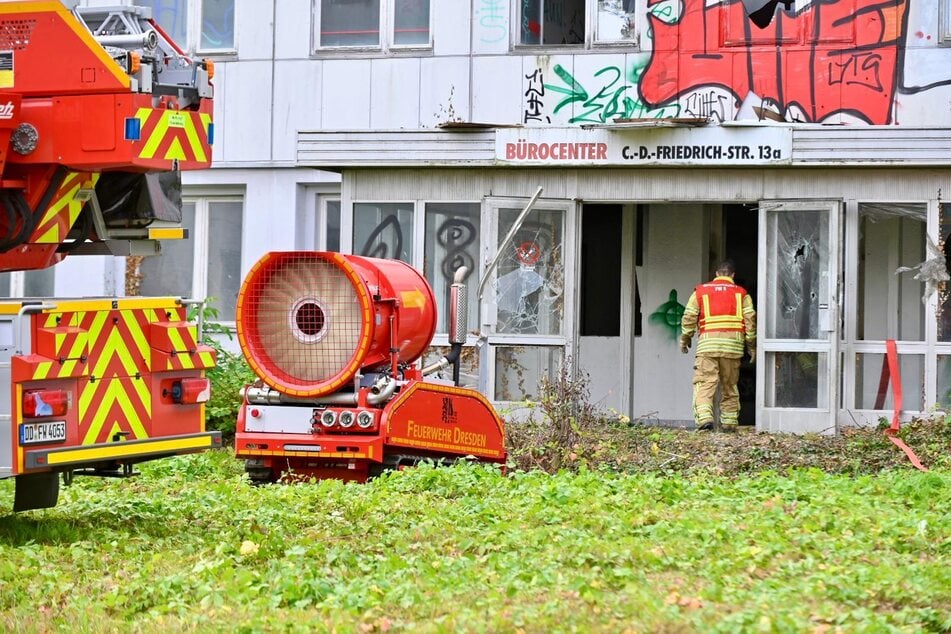 Das Gebäude musste entlüftet werden.