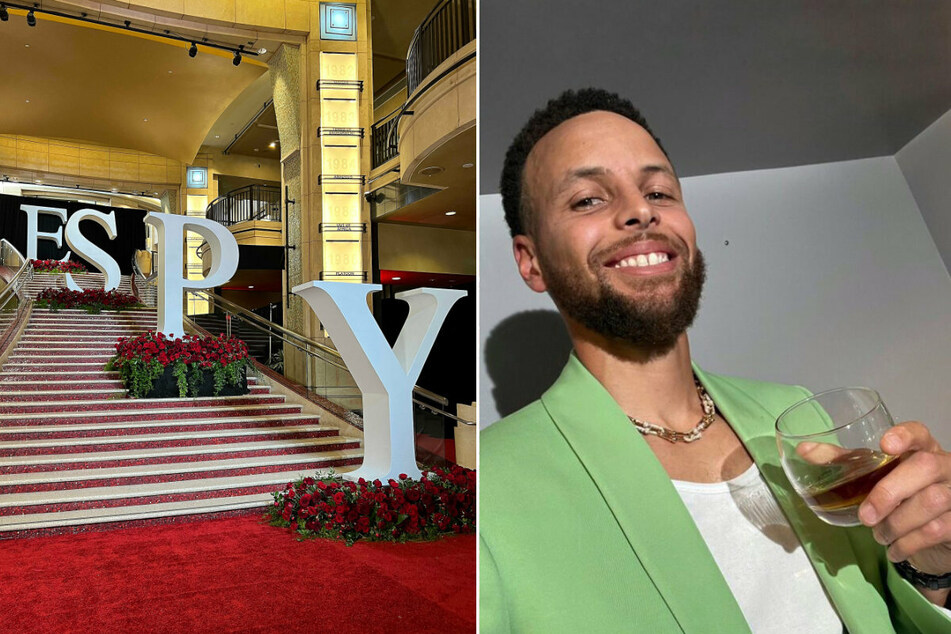 Stephen Curry hosted the 2022 ESPY Awards at the Dolby Theatre of Los Angeles.