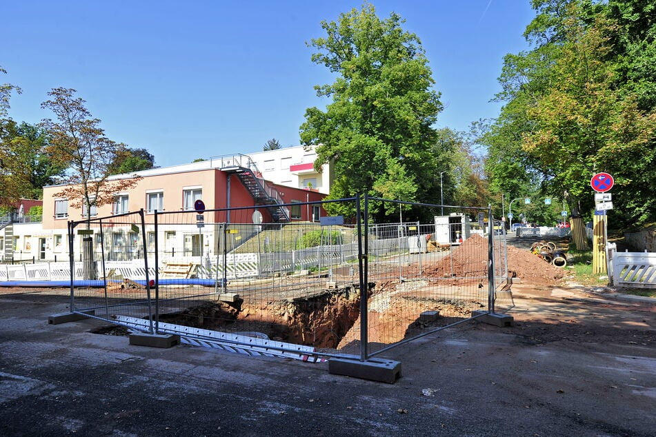 An der Parkstraße wird noch bis zum 14. Dezember gebaut.