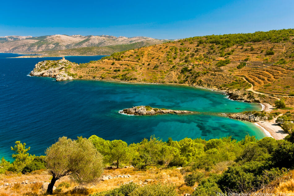 Lust auf Sonne tanken am Didyma Beach von Chios?