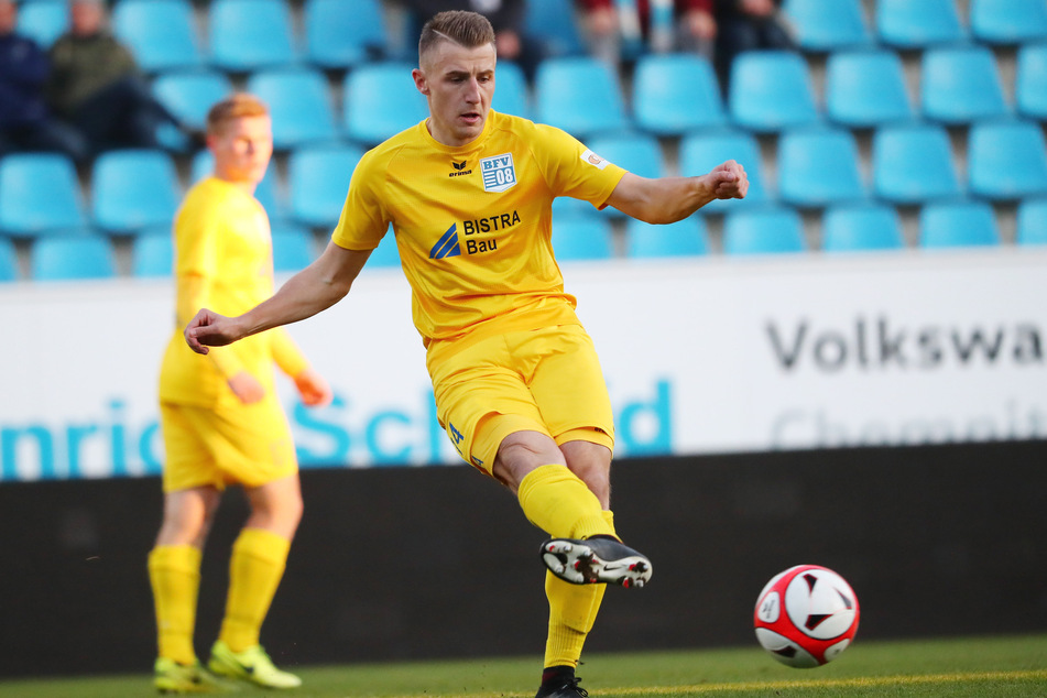 Tommy Klotke, hier als Spieler beim Bischofswerdaer FV 08 (Archivbild).