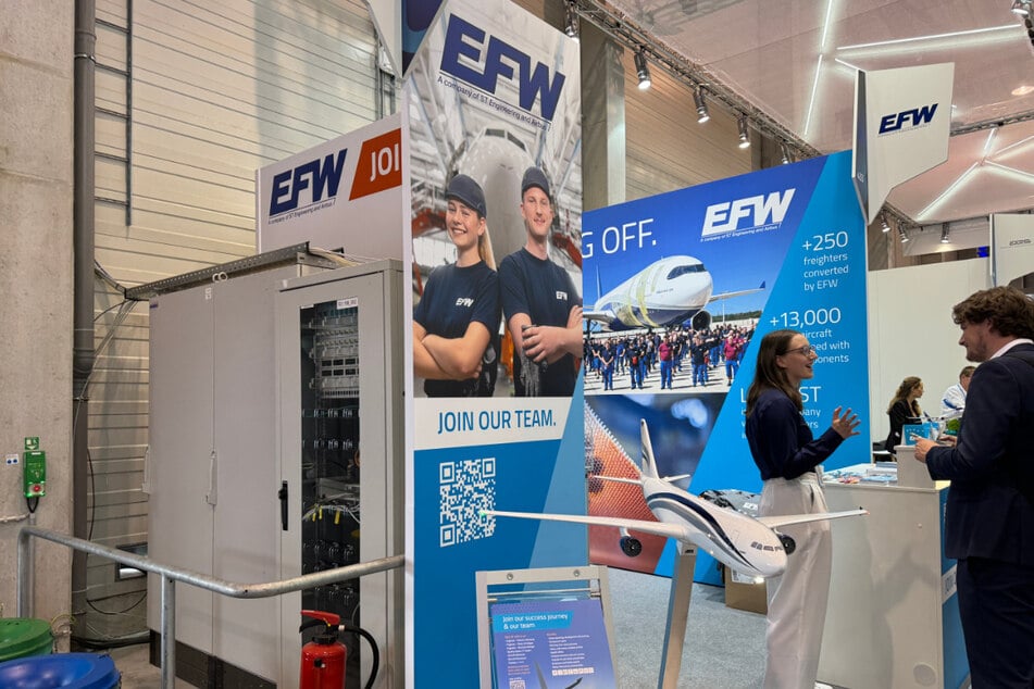 Der Recruiting-Stand der EFW ist strategisch gut gelegen.