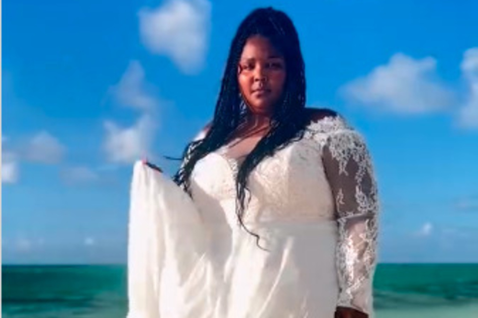 Lizzo sported a wedding dress to the beach - is there a secret she's keeping from fans?