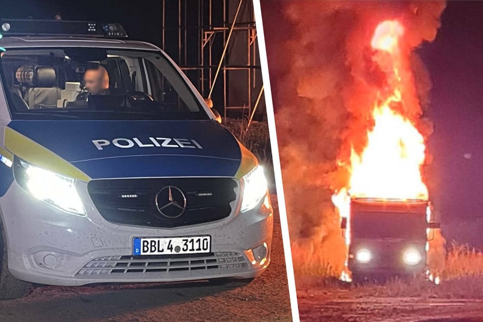 Brandstifter fackelt in Kyritz Wohnwagen ab und legt Feuer an Einfamilienhaus