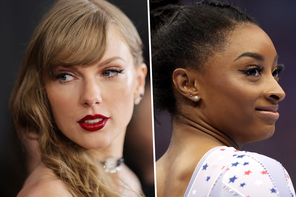 Taylor Swift (l.) has given her stamp of approval to Simone Biles' Reputation-inspired floor routine at the US gymnastic trials!