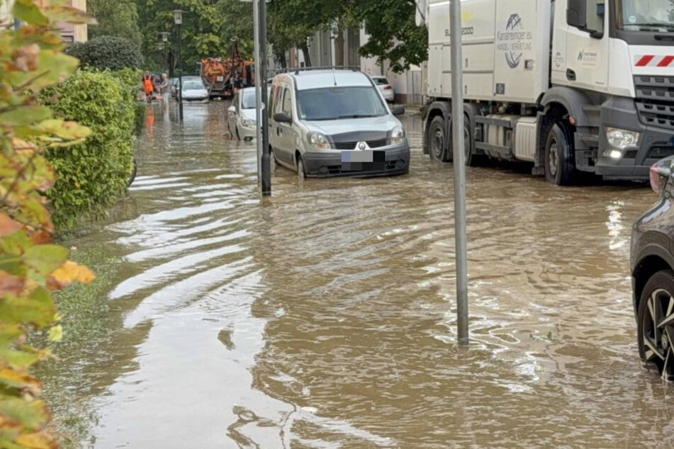 In Neuruppin ist am Mittwoch eine Wasserleitung geplatzt.
