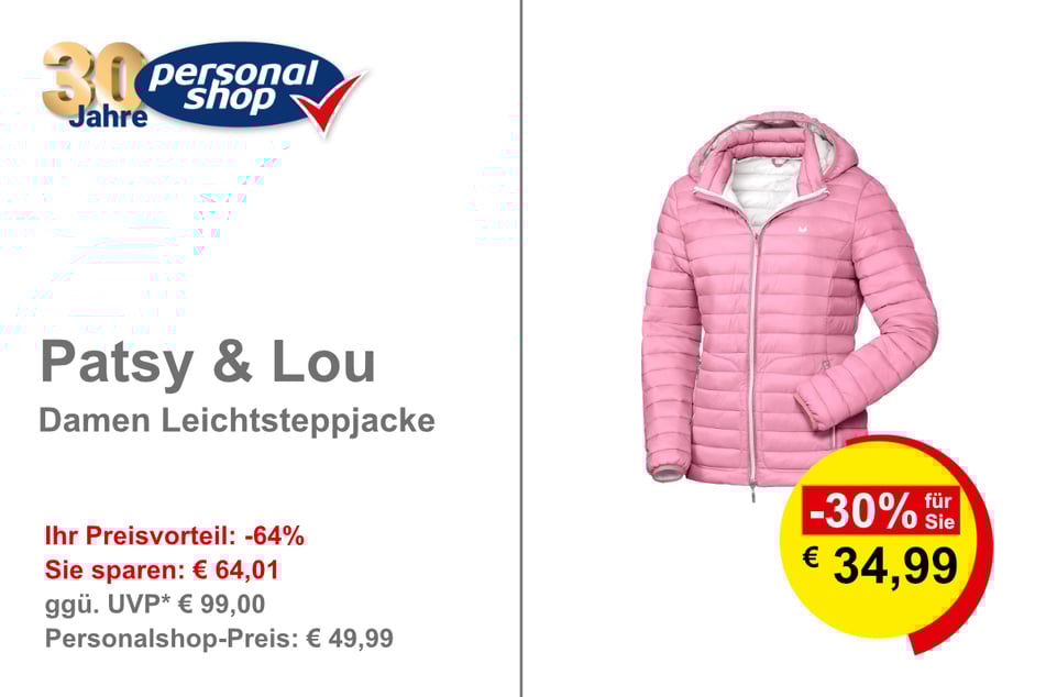 Patsy & Lou Damen Leichtsteppjacke